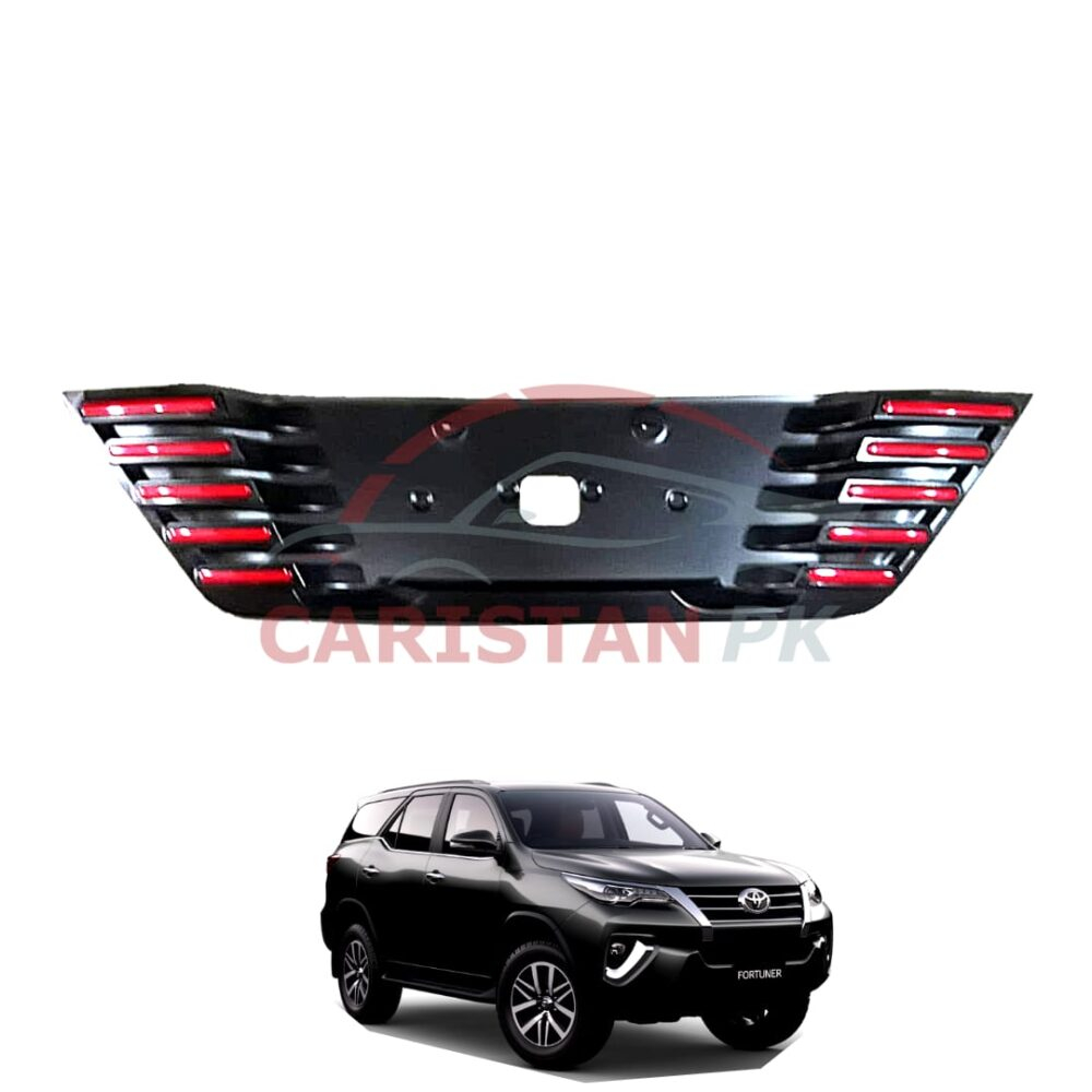 Toyota Fortuner Back Garnish Wings Style Black 2016-25 Toyota Fortuner Back Garnish Wings Style Black 2016-25