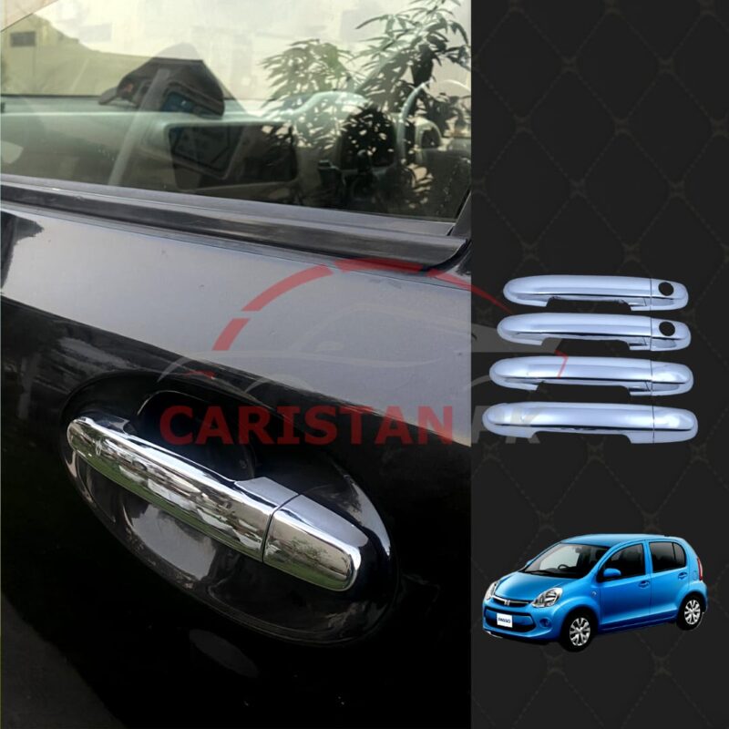 Toyota Passo Chrome Door Handle Covers 2011-16 Toyota Passo Chrome Door Handle Covers 2011-16