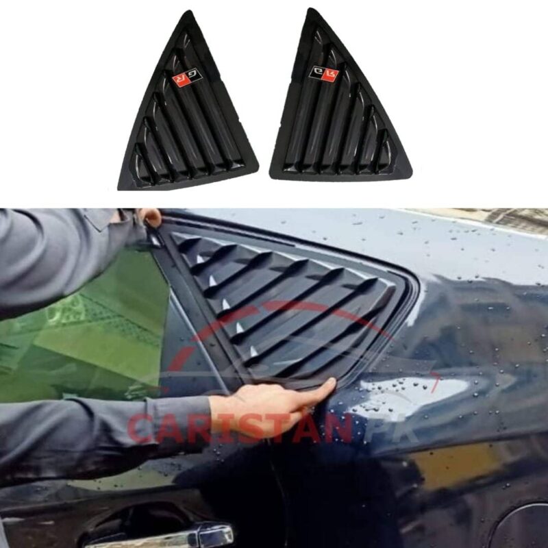 Toyota Prius Quarter Glass Evo Rack Louver Cover Vent Set 2010-17 5 Toyota Prius Quarter Glass Evo Rack Louver Cover Vent Set 2010-17 5