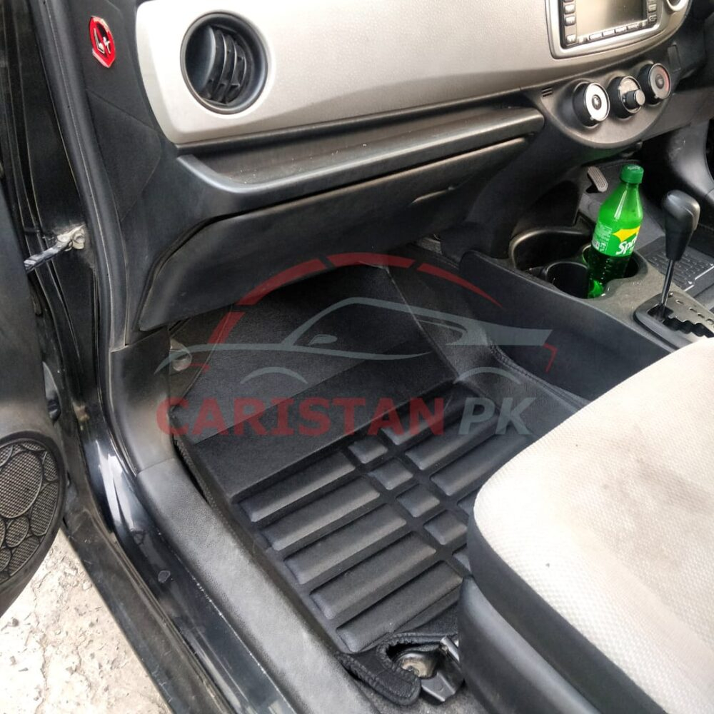 Toyota Vitz 5D Floor Mats Black 2011-16 Toyota Vitz 5D Floor Mats Black 2011-16
