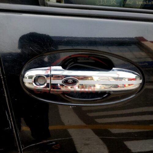 Toyota Vitz / Aqua Chrome Door Handle Covers 2011-22 1