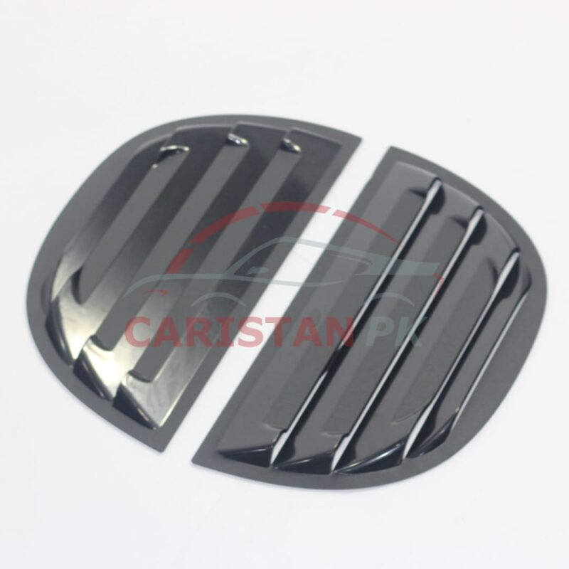 Toyota Vitz Window Quarter Glass Evo Louver Cover Vent Set 2000-05 1