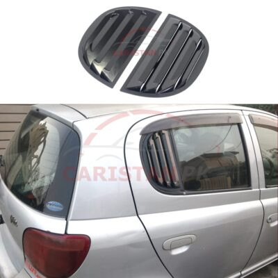 Toyota Vitz Window Quarter Glass Evo Louver Cover Vent Set 2000-06