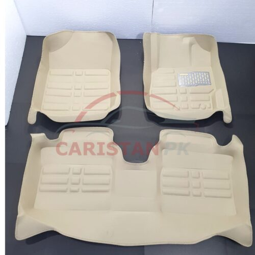 Toyota Yaris 5D Floor Mats Beige 3