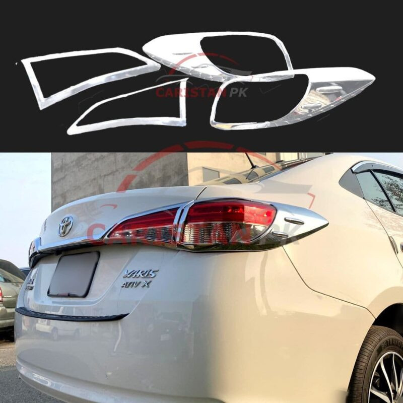 Toyota Yaris Back Light Chrome Cover Toyota Yaris Back Light Chrome Cover