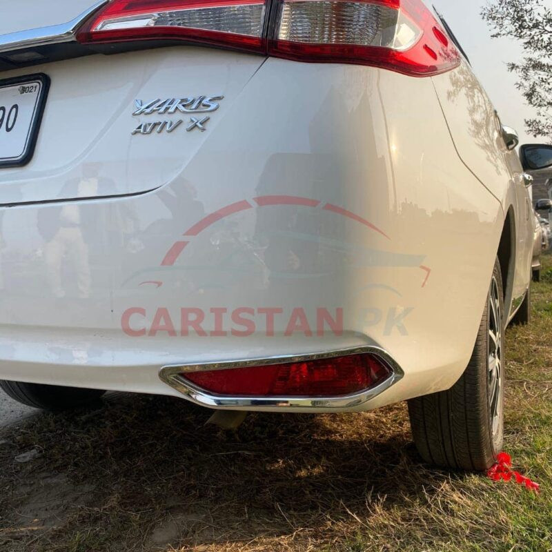 Toyota Yaris Chrome Reflector Light Cover 3