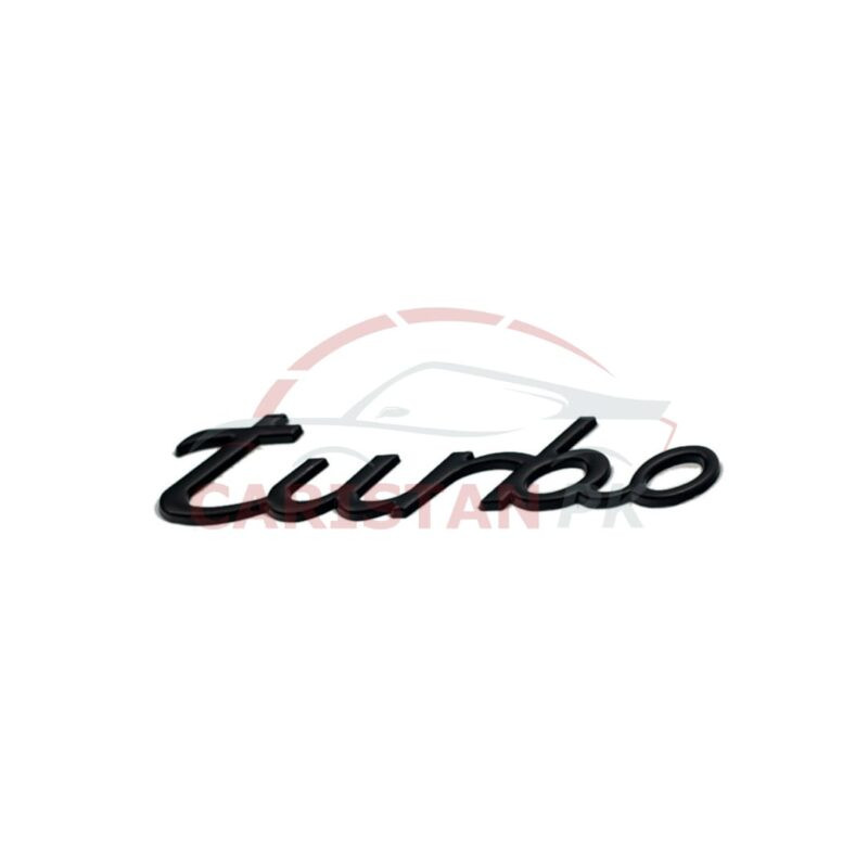Turbo Car Emblem Black Turbo Car Emblem Black