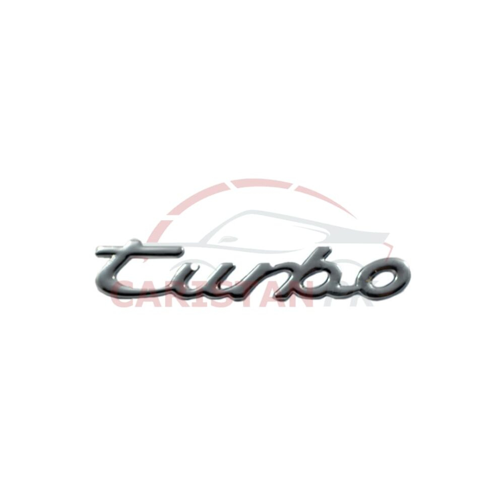 Turbo Car Emblem Chrome