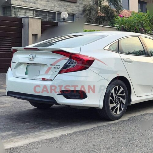 Unpainted Honda Civic Back LED RS Spoiler 2016-21 3