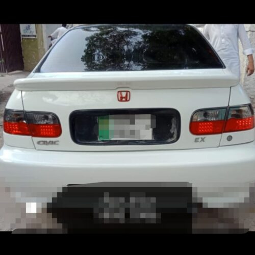Unpainted Honda Civic Dolphin Duck Tail Trunk Spoiler 1