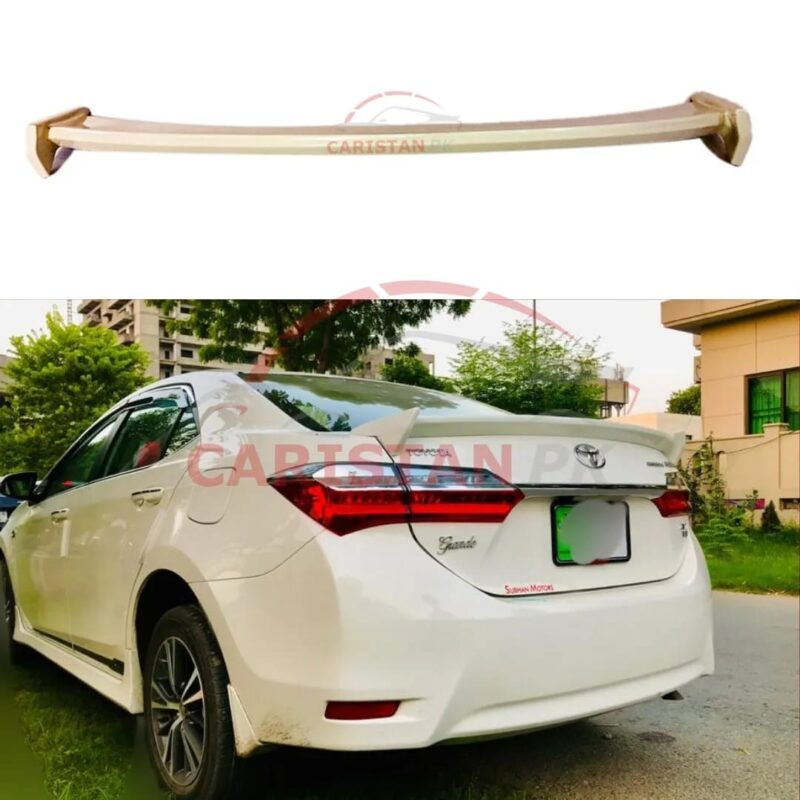 Unpainted Toyota Corolla TRD Trunk Spoiler 2014-26 Model Unpainted Toyota Corolla TRD Trunk Spoiler 2014-26 Model