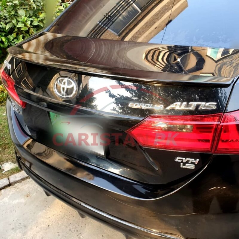 Unpainted Toyota Corolla Trunk Lip Spoiler 2014-26 Model 1