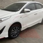 Unpainted Toyota Yaris Body Kit fiber Glass 4 Piece 3
