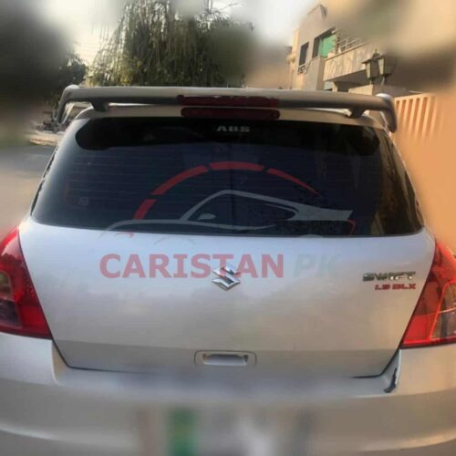 Unpainted Universal Roof Spoiler With Brake Light For Small Hatchbacks 2