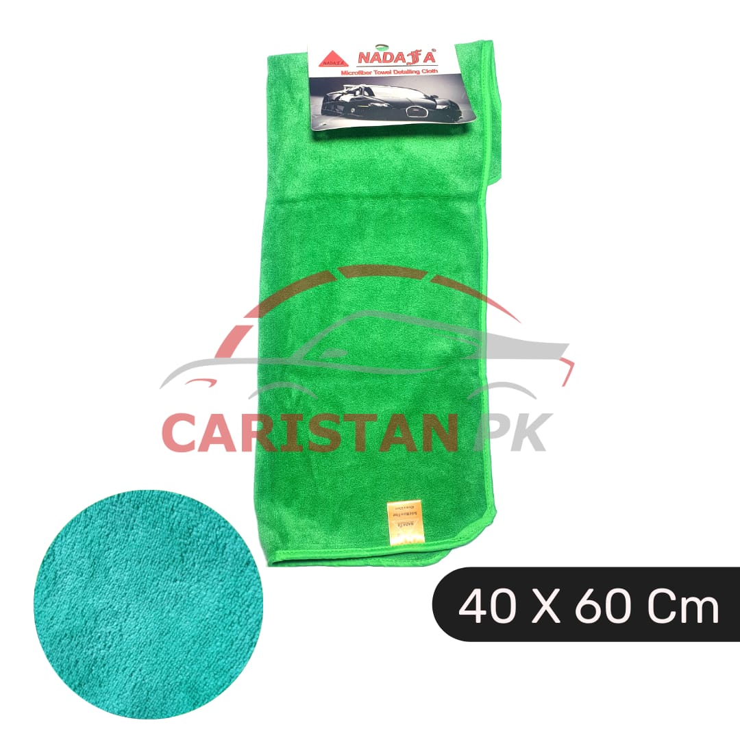 Nadafa Microfiber Car Detailing Cloth Green