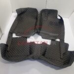 Honda Civic 7D Floor Mats Black With Beige Stitch 2016-21 5