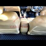 Honda Civic Rebirth 7D Floor Mats Black With Beige Stitch 2