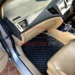Honda Civic Rebirth 7D Floor Mats Black With Beige Stitch 5
