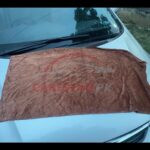Microfiber XXL Size Car Detailing Cloth Brown 1