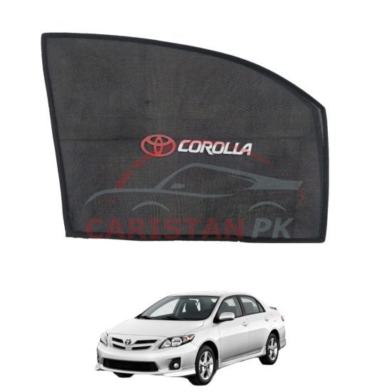 Toyota Corolla Sunshades With Logo 2011-13 Model