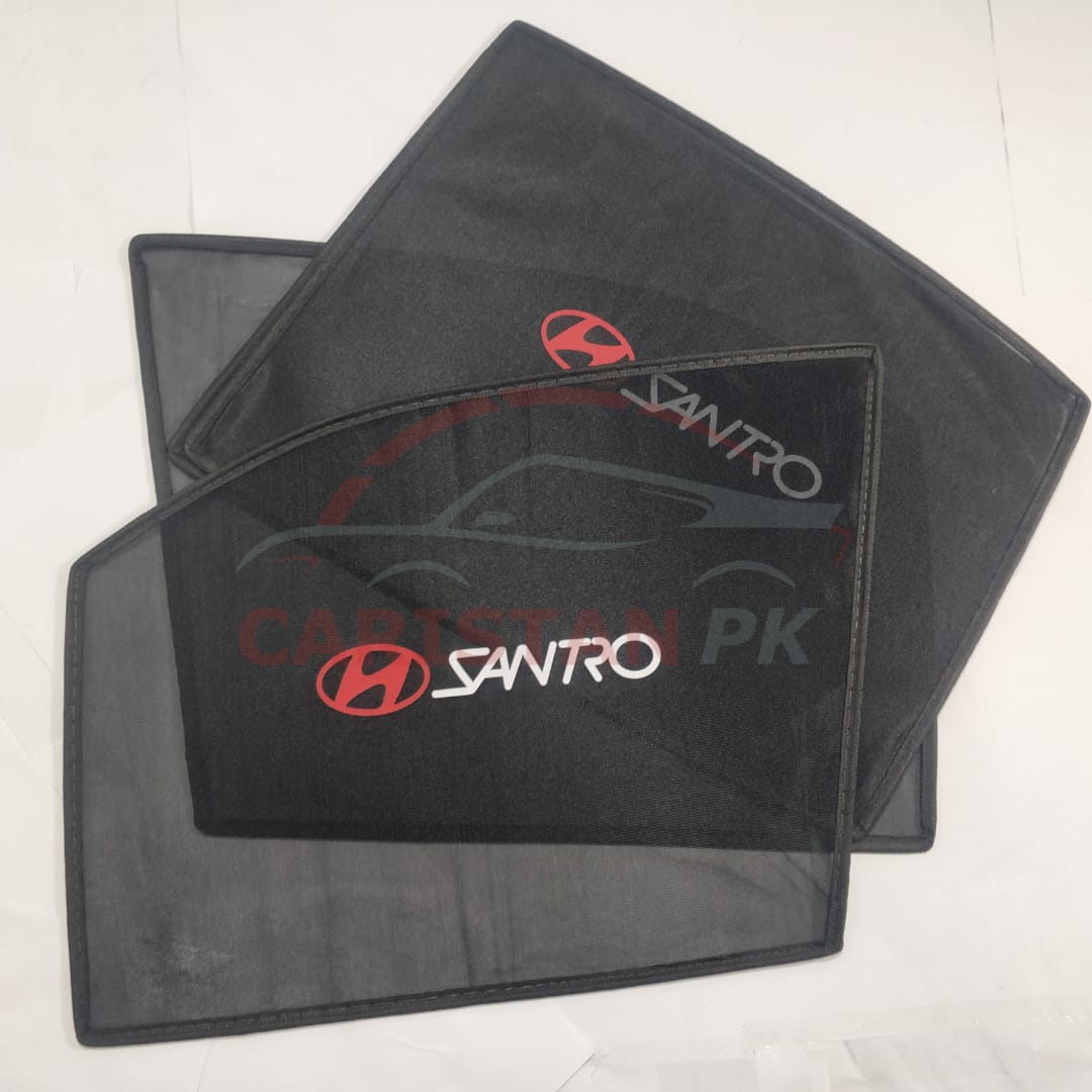 Hyundai Santro Sunshades With Logo