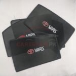 Toyota Yaris Sunshades With Logo 1