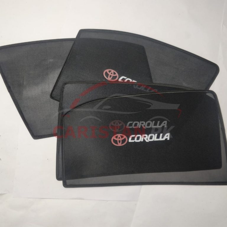 Toyota Corolla Sunshades With Logo 2014-16 1