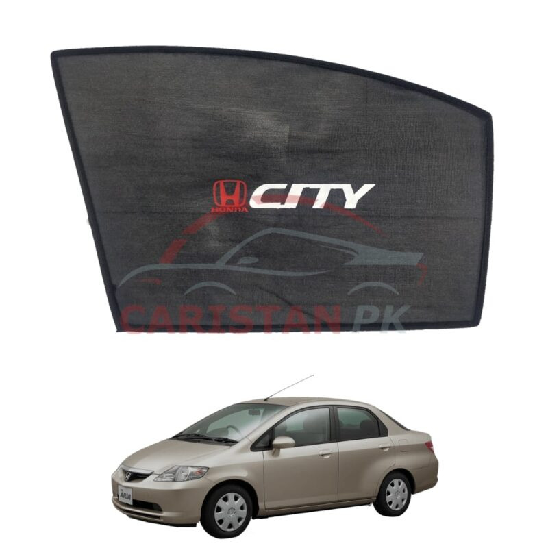Honda City Sunshades With Logo 2004-06 Honda City Sunshades With Logo 2004-06
