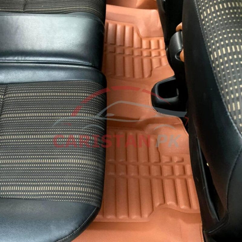 Honda Vezel 5D Floor Mats Brown 2