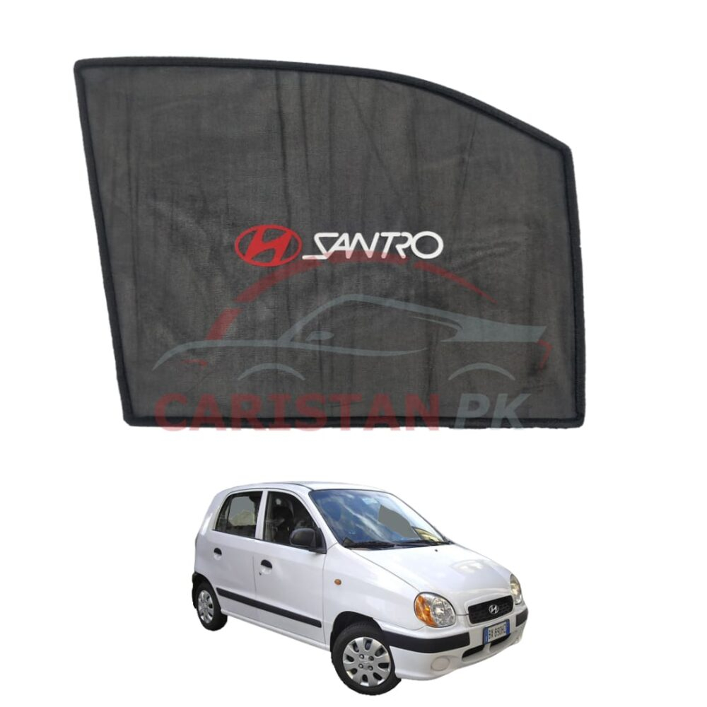 Hyundai Santro Sunshades With Logo