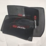 KIA Picanto Sunshades With Logo 1
