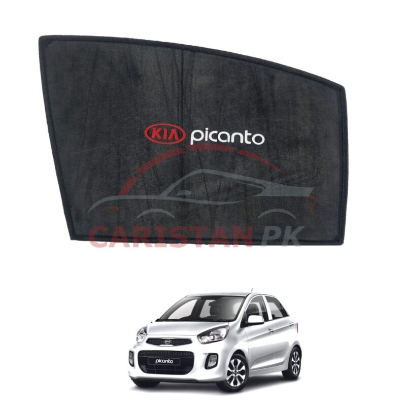 KIA Picanto Sunshades With Logo KIA Picanto Sunshades With Logo