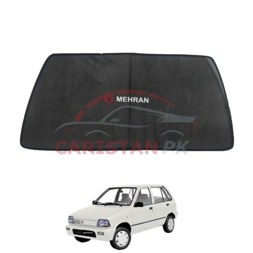 Suzuki Mehran Back Screen Curtain With Logo