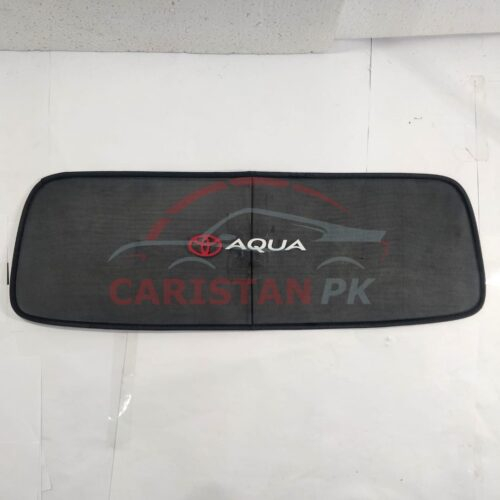 Toyota Aqua Back Screen Curtain With Logo 1