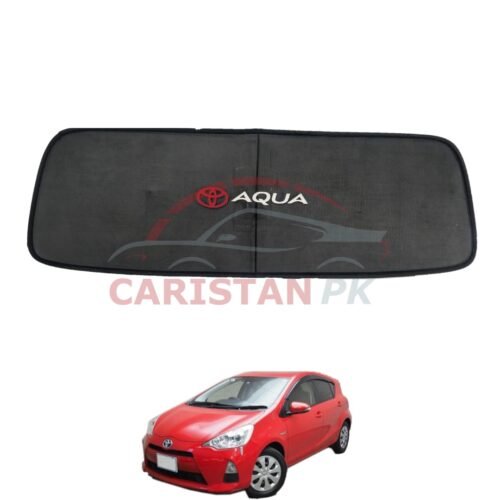 Toyota Aqua Back Screen Curtain With Logo 2011-16
