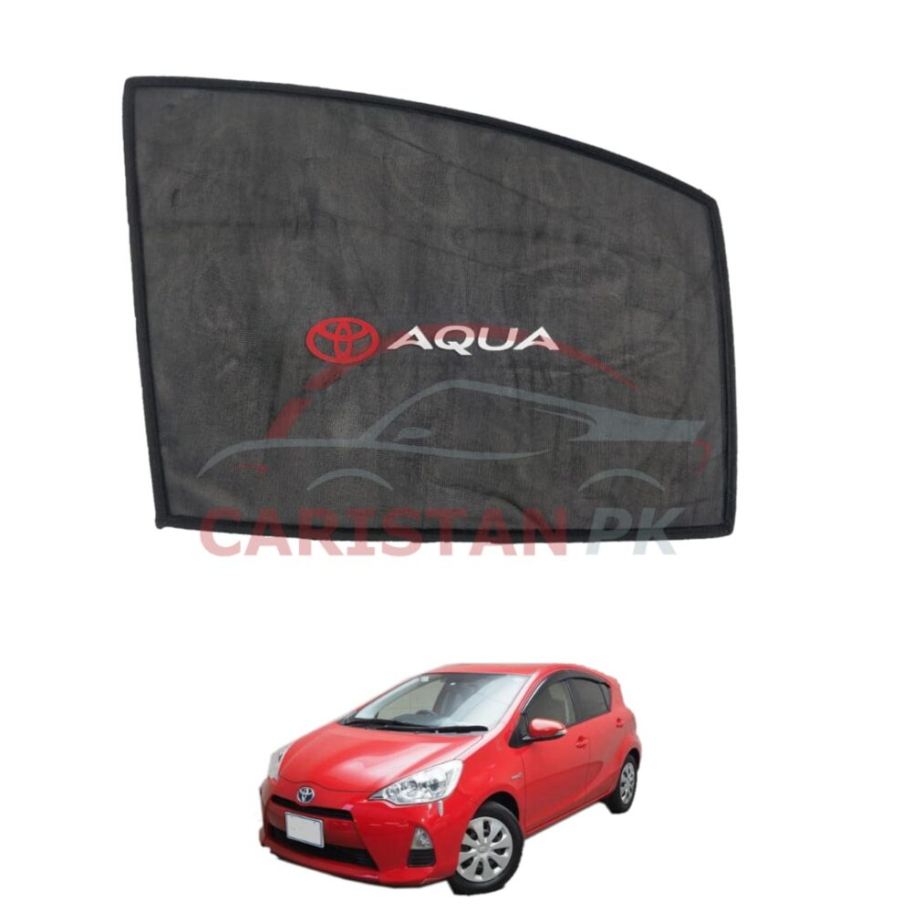 Toyota Aqua Sunshades With Logo 2011-16 Model Toyota Aqua Sunshades With Logo 2011-16 Model