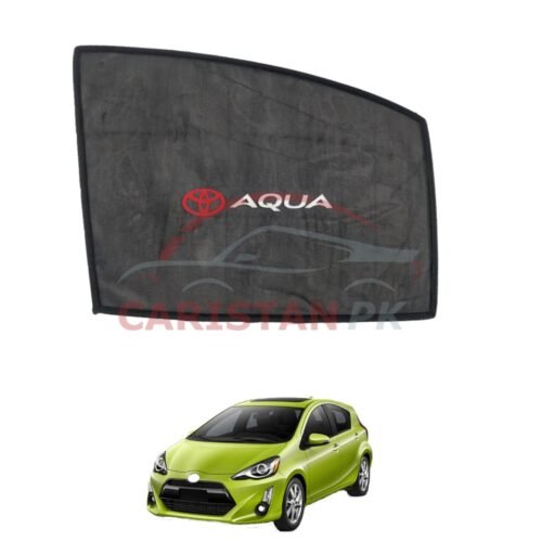 Toyota Aqua Sunshades With Logo 2017-22 Model
