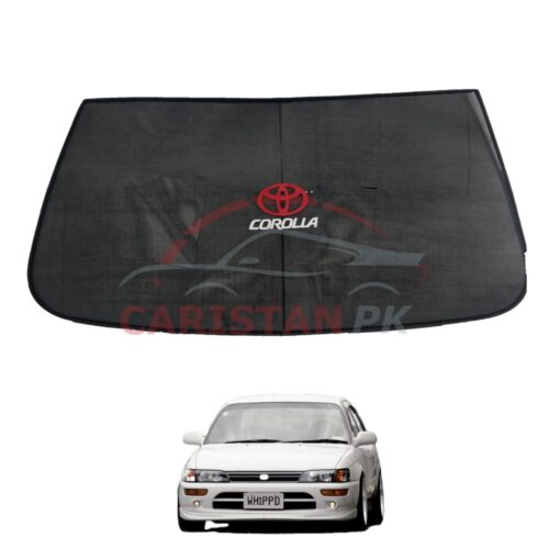 Toyota Corolla Back Screen Curtain With Logo 1991-2001