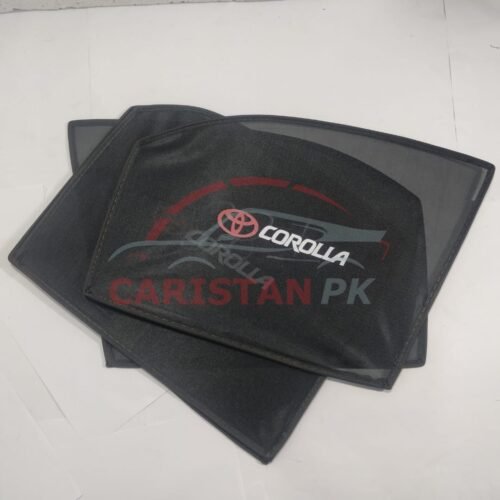 Toyota Corolla Sunshades With Logo 2002-08 1