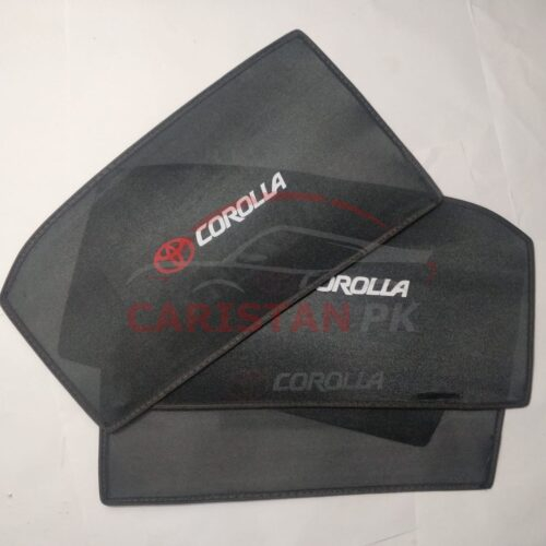 Toyota Corolla Sunshades With Logo 2011-13 1