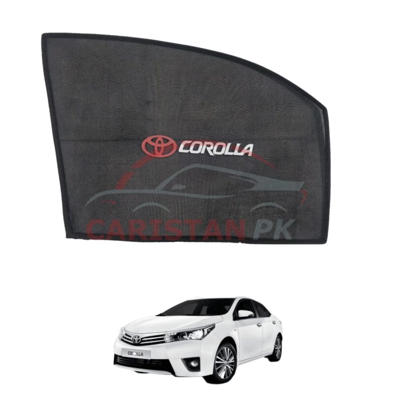 Toyota Corolla Sunshades With Logo 2014-16 Toyota Corolla Sunshades With Logo 2014-16