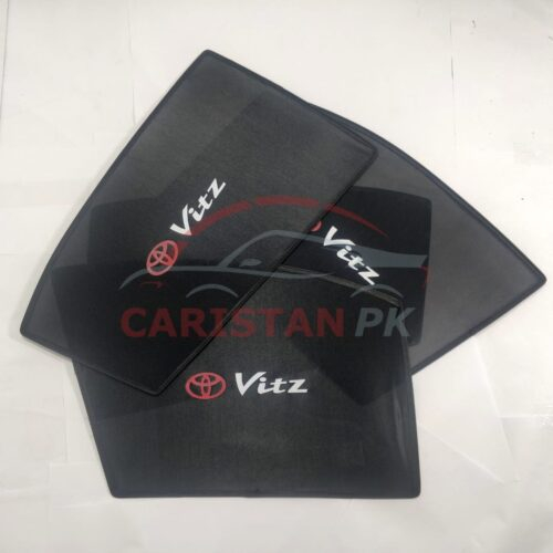 Toyota Vitz Sunshades With Logo 2000-05 1