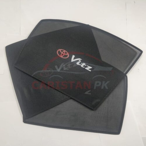 Toyota Vitz Sunshades With Logo 2006-10 1