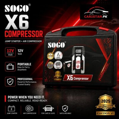 Sogo Power Bank Jump Starter With Air Compressor