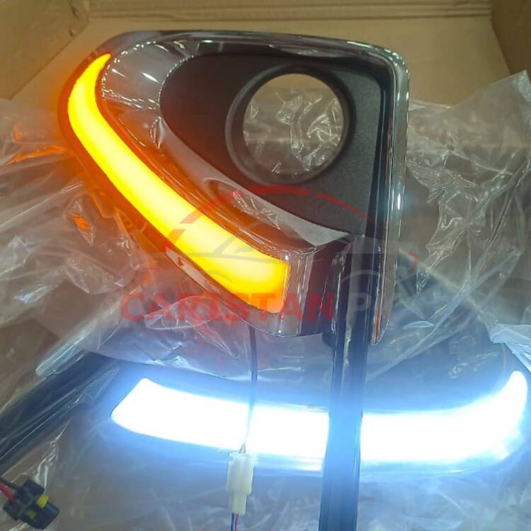 Toyota Fortuner Fog Lamps DRL Cover 2016-22 3