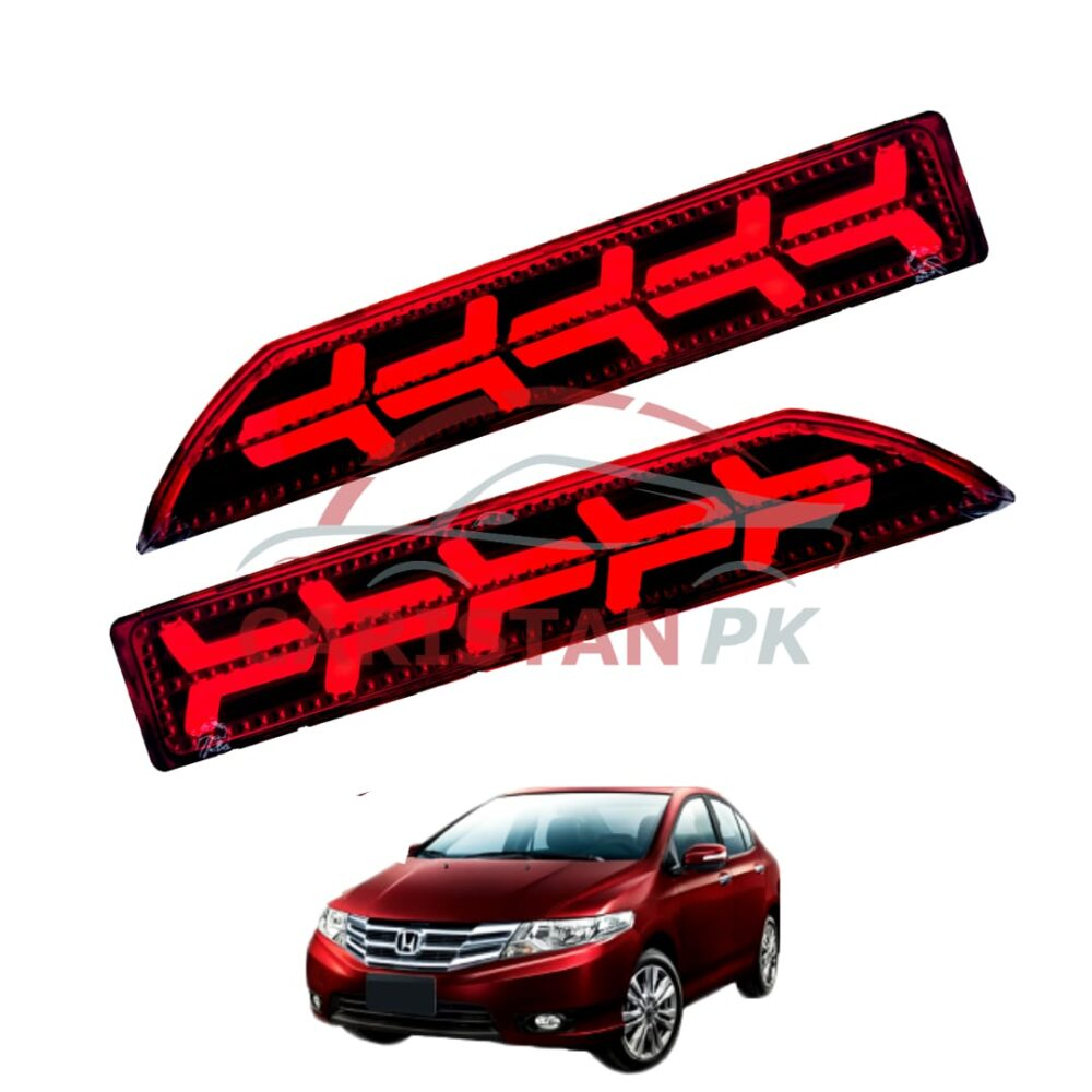 Honda City Arrow Style Bumper Reflector Light 2009-21