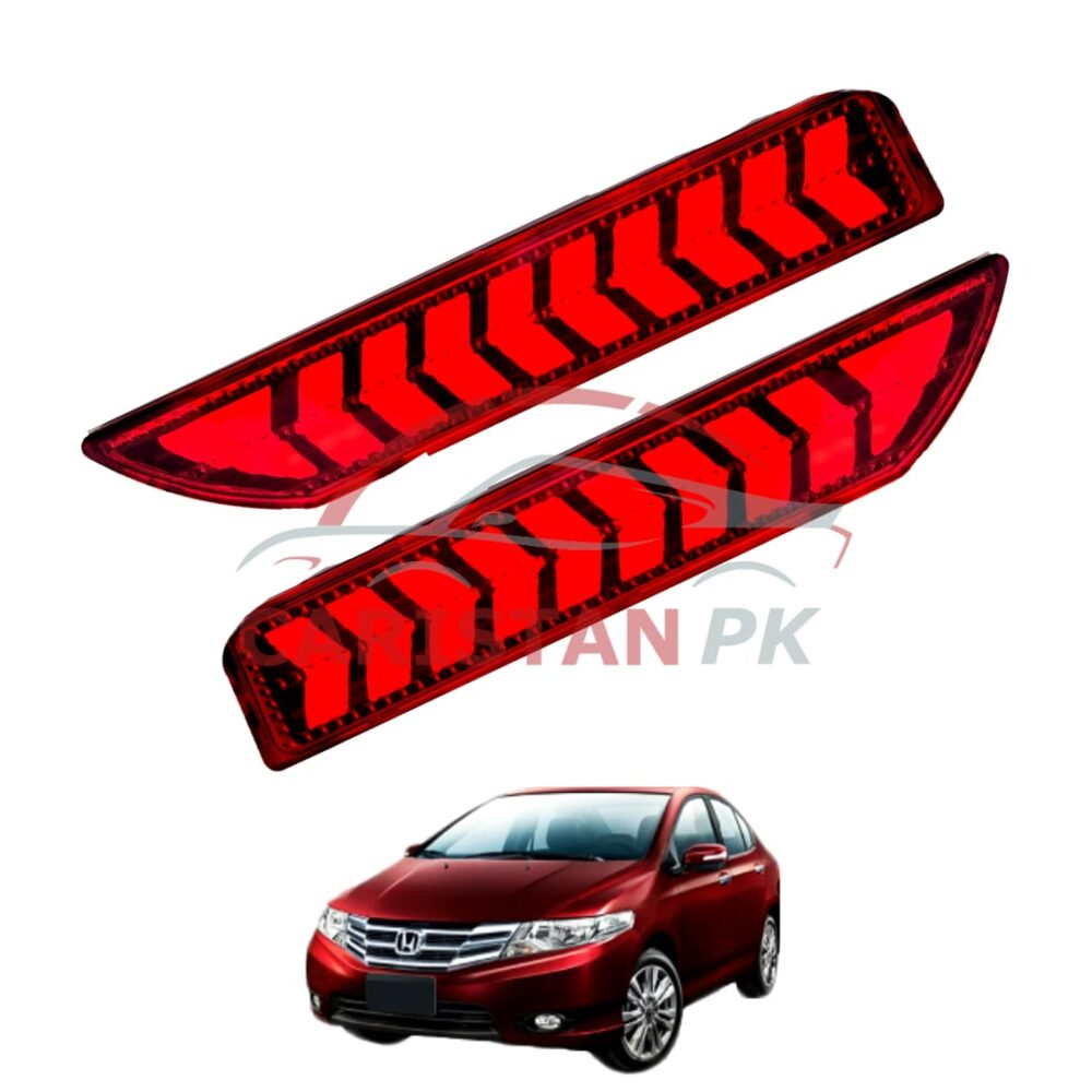 Honda City Deep Arrow Style Bumper Reflector Light 2009-218 AM (7) Honda City Deep Arrow Style Bumper Reflector Light 2009-21