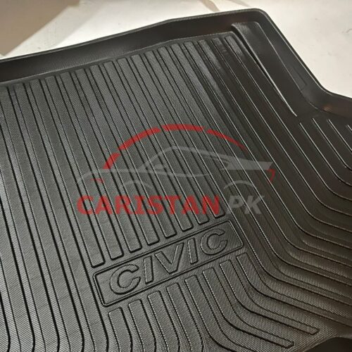 Honda Civic PVC Trunk Mat Black 2016-21 5