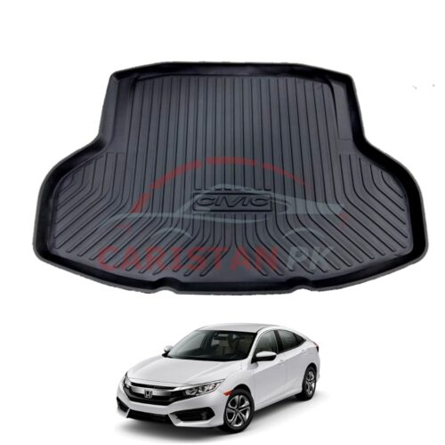 Honda Civic PVC Trunk Mat Black 2016-21 Model