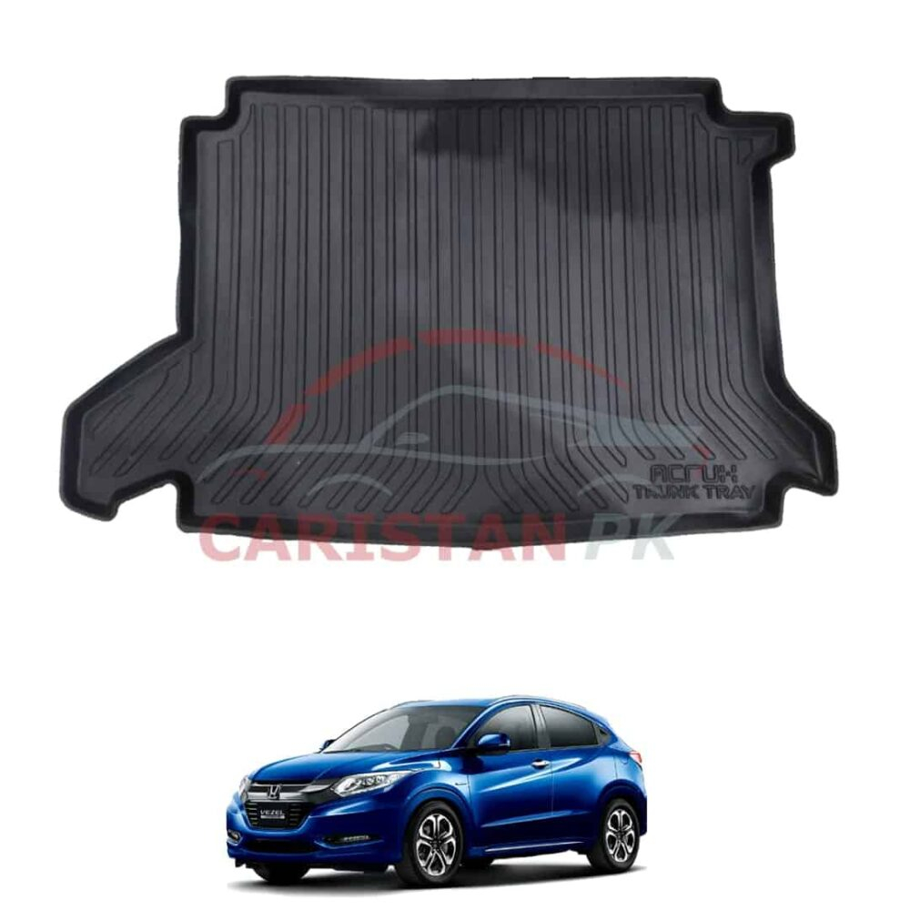 Honda Vezel PVC Trunk Mat Black